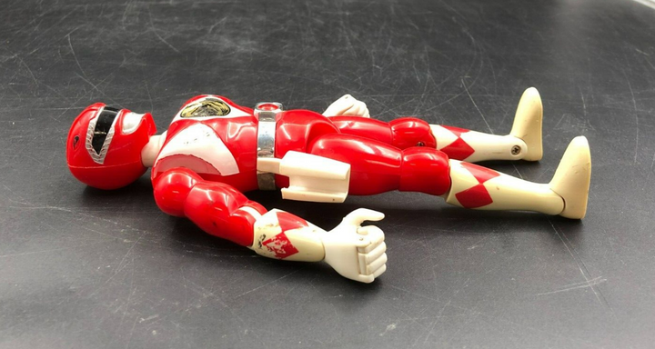 1993 Bandai Mighty Morphin Power Rangers - 8" Red Ranger Action Figure