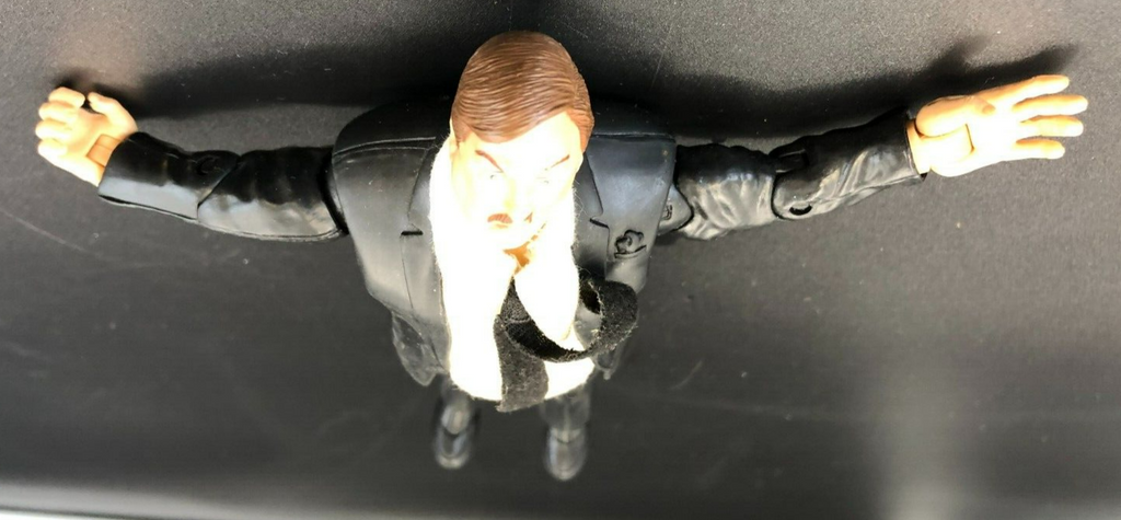 *AS-IS* 2004 JAKKS Pacific WWE Paul Bearer Wrestling Figure *USED, SEE PICS*