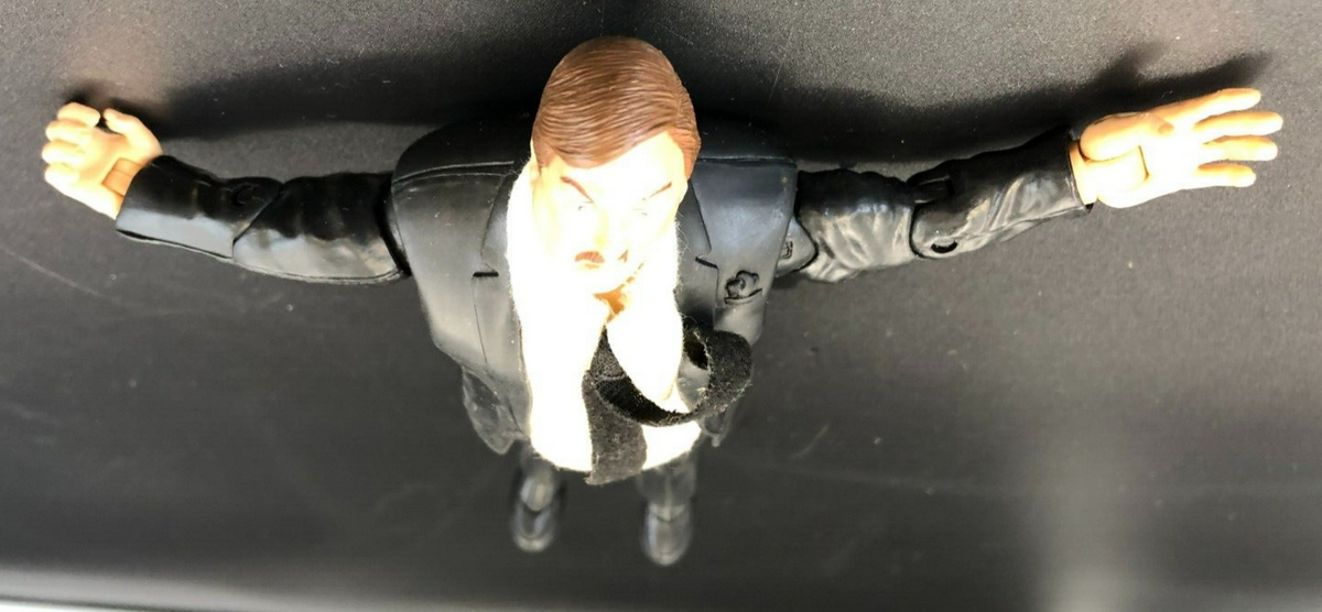 *AS-IS* 2004 JAKKS Pacific WWE Paul Bearer Wrestling Figure *USED, SEE PICS*