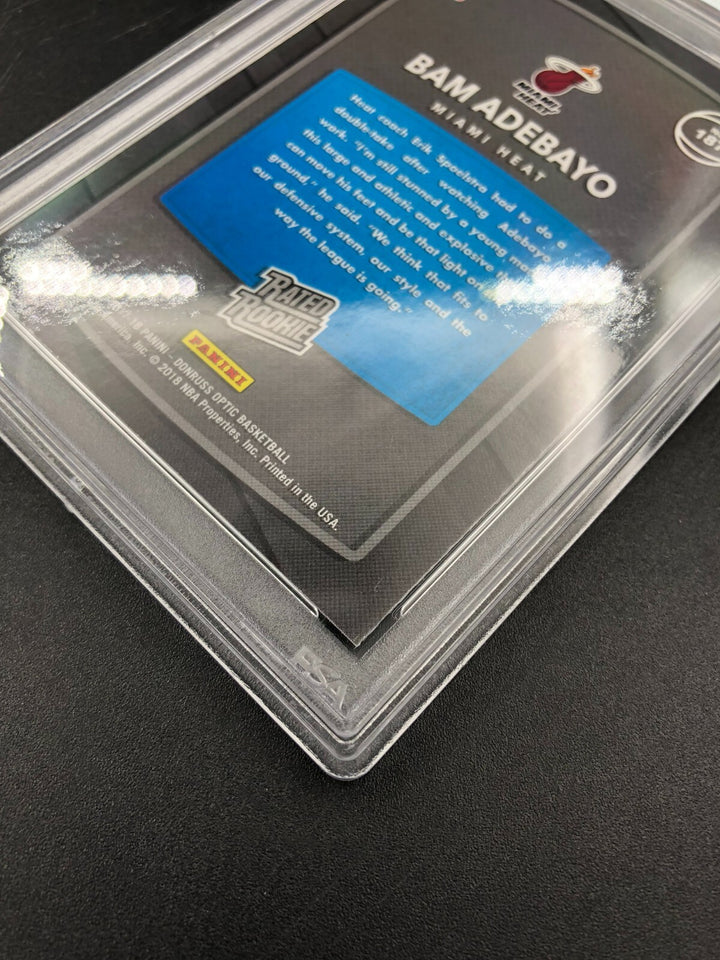 2017-18 Panini Donruss Optic Rated Rookie Bam Adebayo #187 PSA 9 MINT