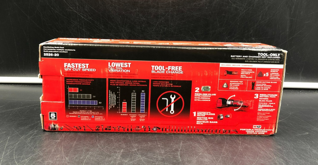 Milwaukee 2526-20 M12 Fuel Oscillating Multi-Tool (Tool-Only)