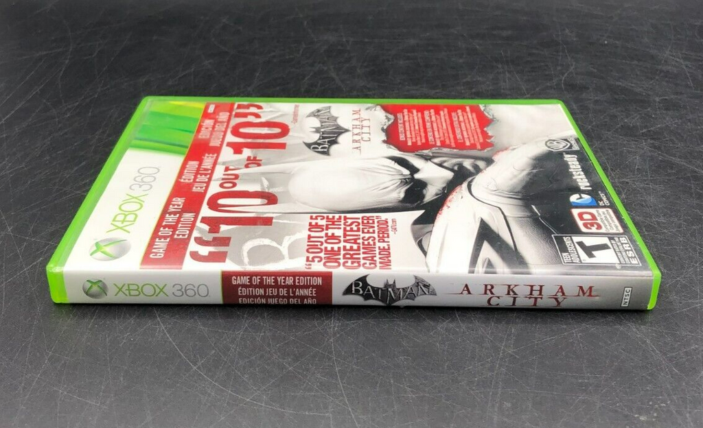 Batman: Arkham City - Game of the Year Edition (XBOX 360) w/ Manual