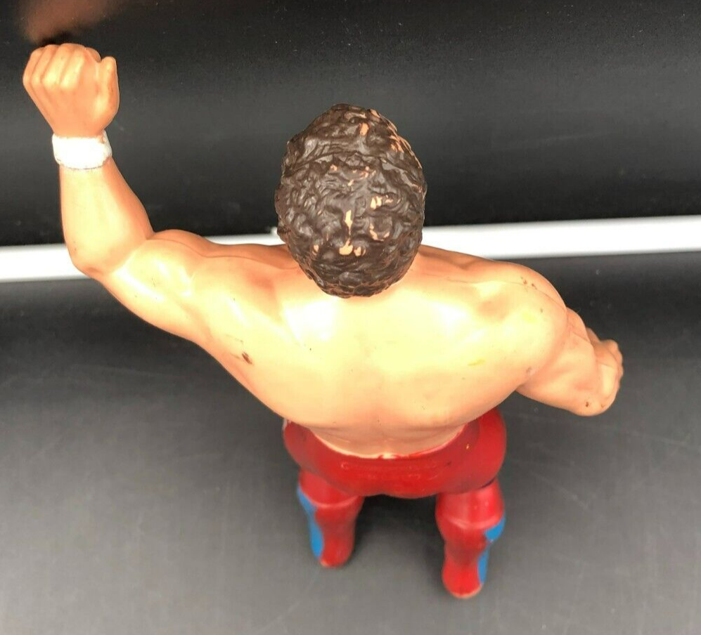1986 Titan Sports LJN WWF 8" BRITISH BULLDOG DYNAMITE KID (Messy Hair) Figure