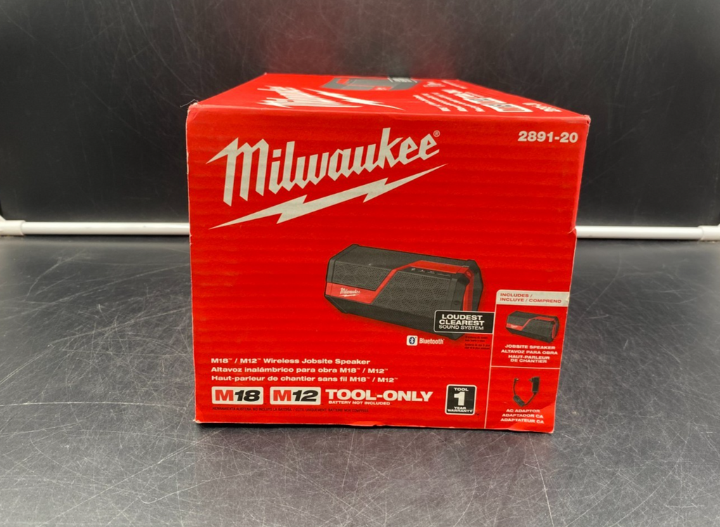 Milwaukee 2891-20 M18 / M12 Wireless Jobsite Speaker (Tool-Only) - NEW