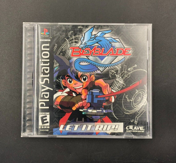 Beyblade - Let it Rip! (Sony PlayStation, PS1) in Case w/ Manual