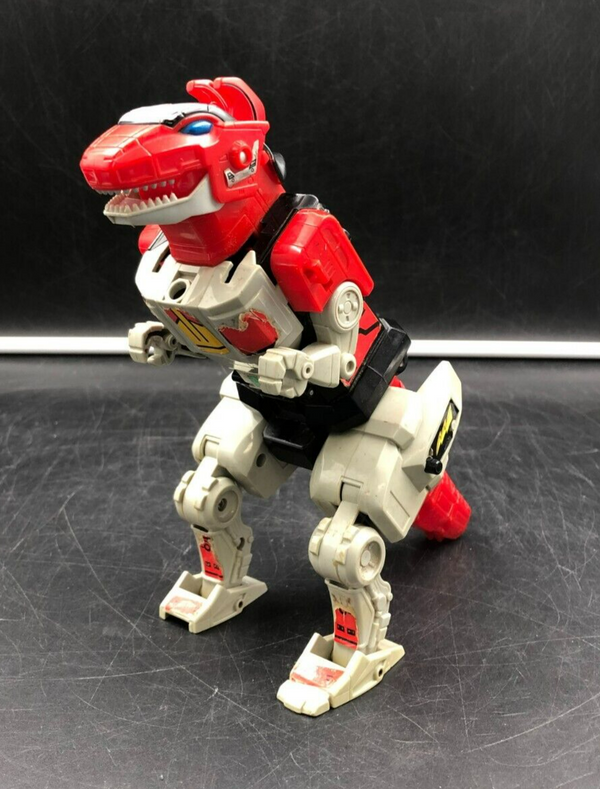 1991 Bandai Mighty Morphin Power Rangers Red T-Rex Zord Megazord Action Figure