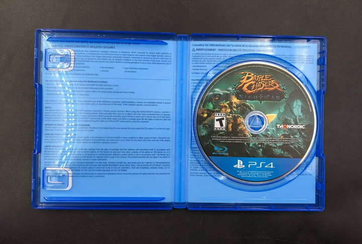 Battle Chasers: Nightwar (Sony PlayStation 4, PS4) in Case