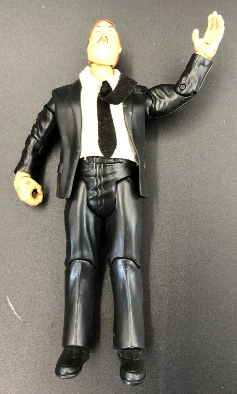 *AS-IS* 2004 JAKKS Pacific WWE Paul Bearer Wrestling Figure *USED, SEE PICS*