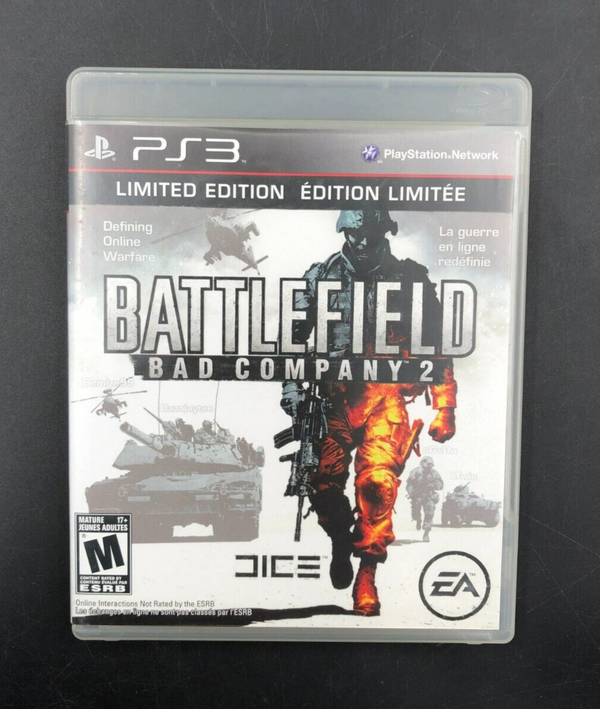 Battlefield: Bad Company 2 - Limited Edition (PlayStation 3, PS3) Complete