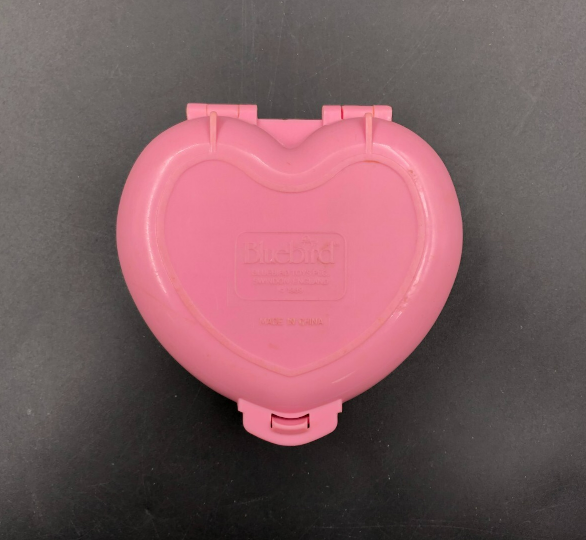 1989 Polly Pocket Pink Heart Country Cottage Playset - Bluebird - No Figures