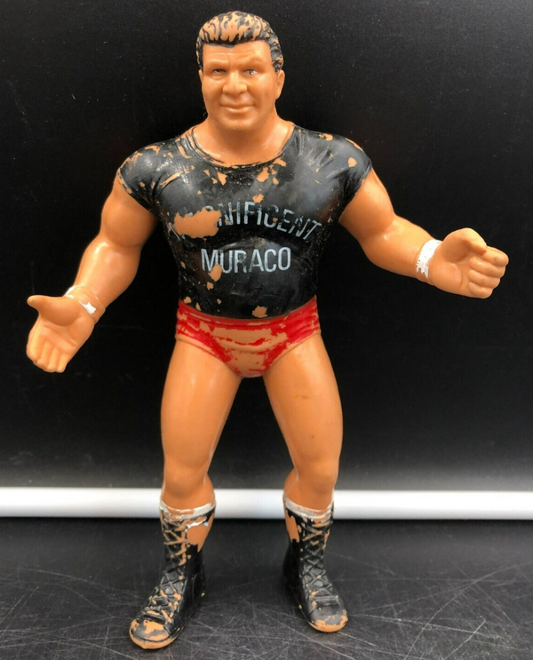 1986 Titan Sports LJN WWF 8" MAGNIFICENT DON MURACO Wrestling Figure *ROUGH*