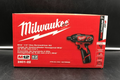 Milwaukee 2401-22 M12 Red Lithium CP 1.5 1/4" Hex Screwdriver Kit - NEW