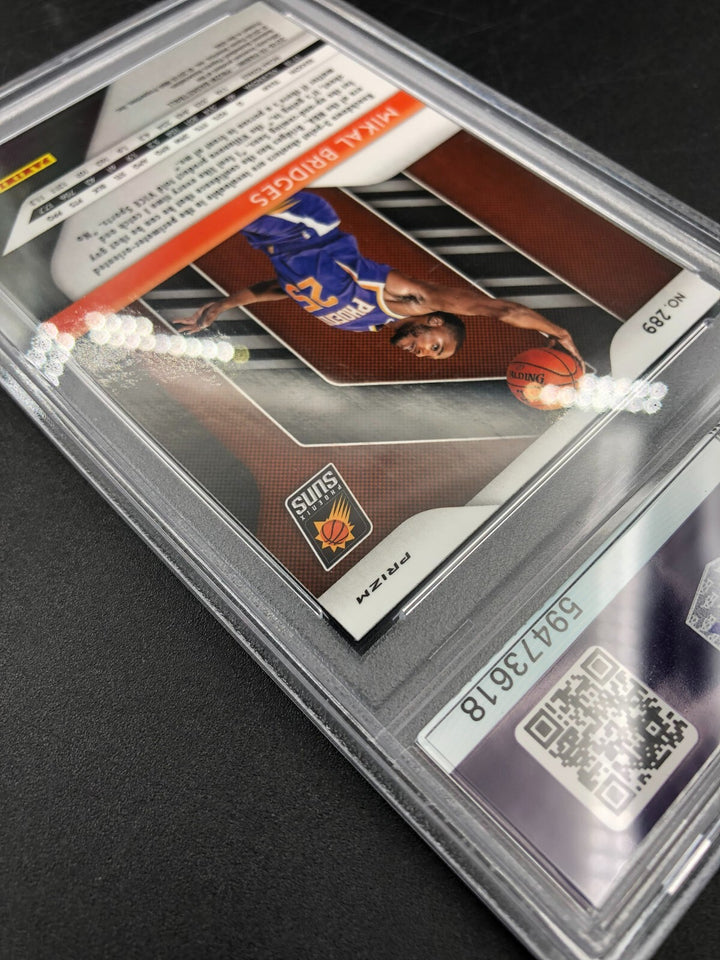 2018-19 Panini Red/White/Blue Prizm Mikal Bridges RC Rookie Card PSA 10 GEM MINT