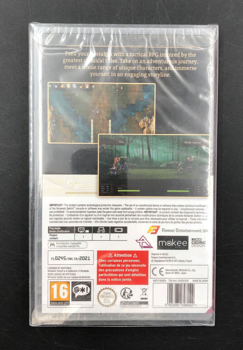 Rise Eterna (Nintendo Switch) w/ Case PAL - NEW SEALED
