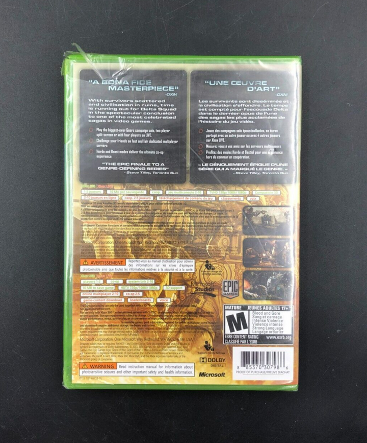 Gears of War 3 (Microsoft XBOX 360) - BRAND NEW