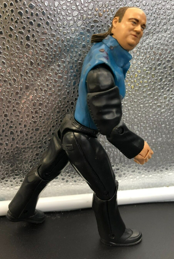 *AS-IS* 2004 JAKKS Pacific WWE Paul Heyman Wrestling Figure *USED, SEE PICS*