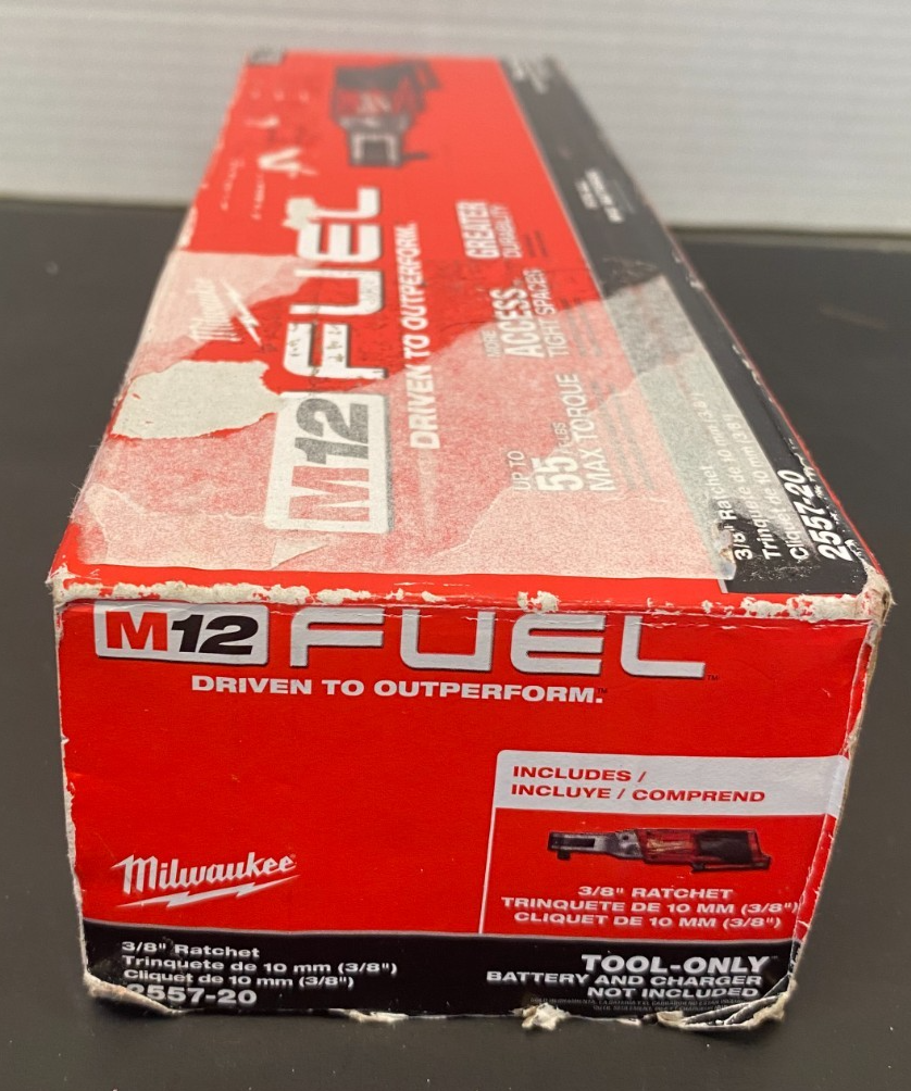 MILWAUKEE M12 FUEL 3/8" RATCHET 2557-20 *OPEN BOX, NEW, SEE PICS*