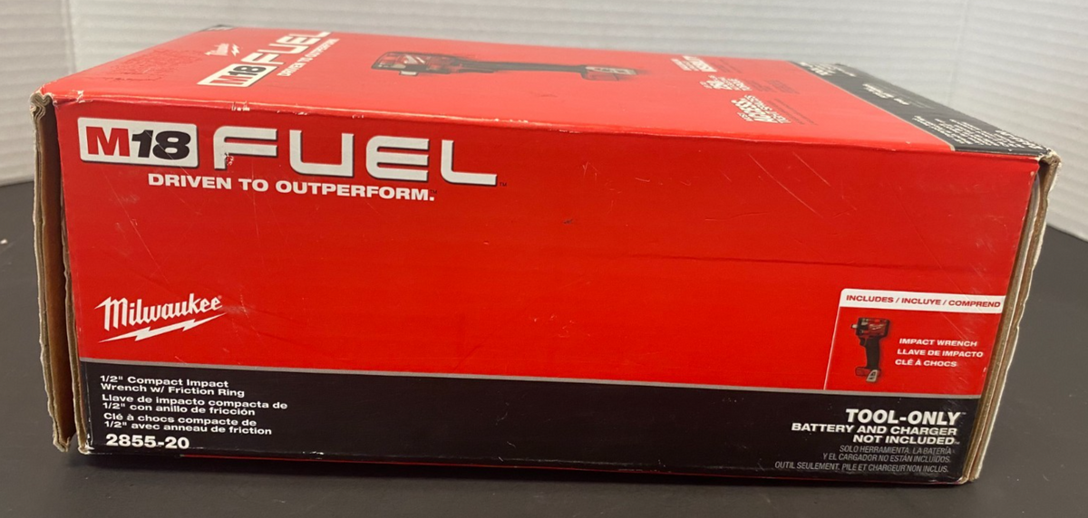 MILWAUKEE M18 FUEL 1/2" Compact IMPACT WRENCH w/Friction Ring 2855-20 *OPEN BOX*