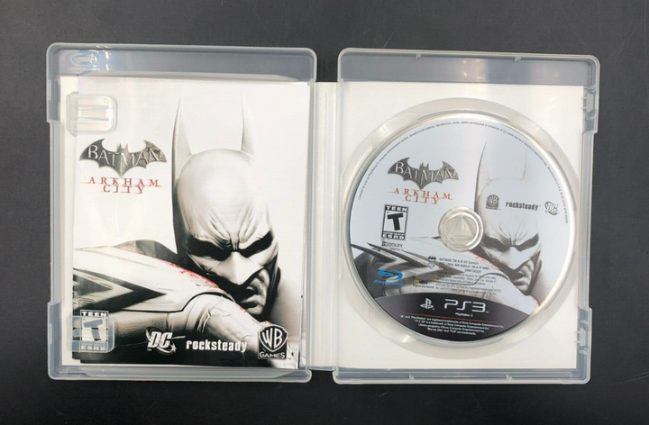 Batman: Arkham City (PlayStation 3, PS3) w/ EN/FR Manuals