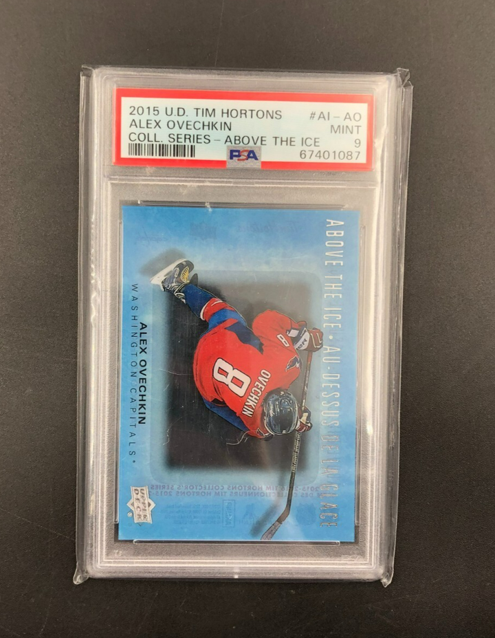 2015 Upper Deck Tim Hortons Above The Ice Alex Ovechkin No. AI-AO PSA 9 MINT
