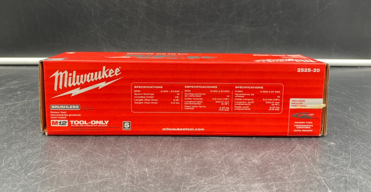 Milwaukee 2525-20 M12 Brushless Rotary Tool (Tool-Only) - NEW