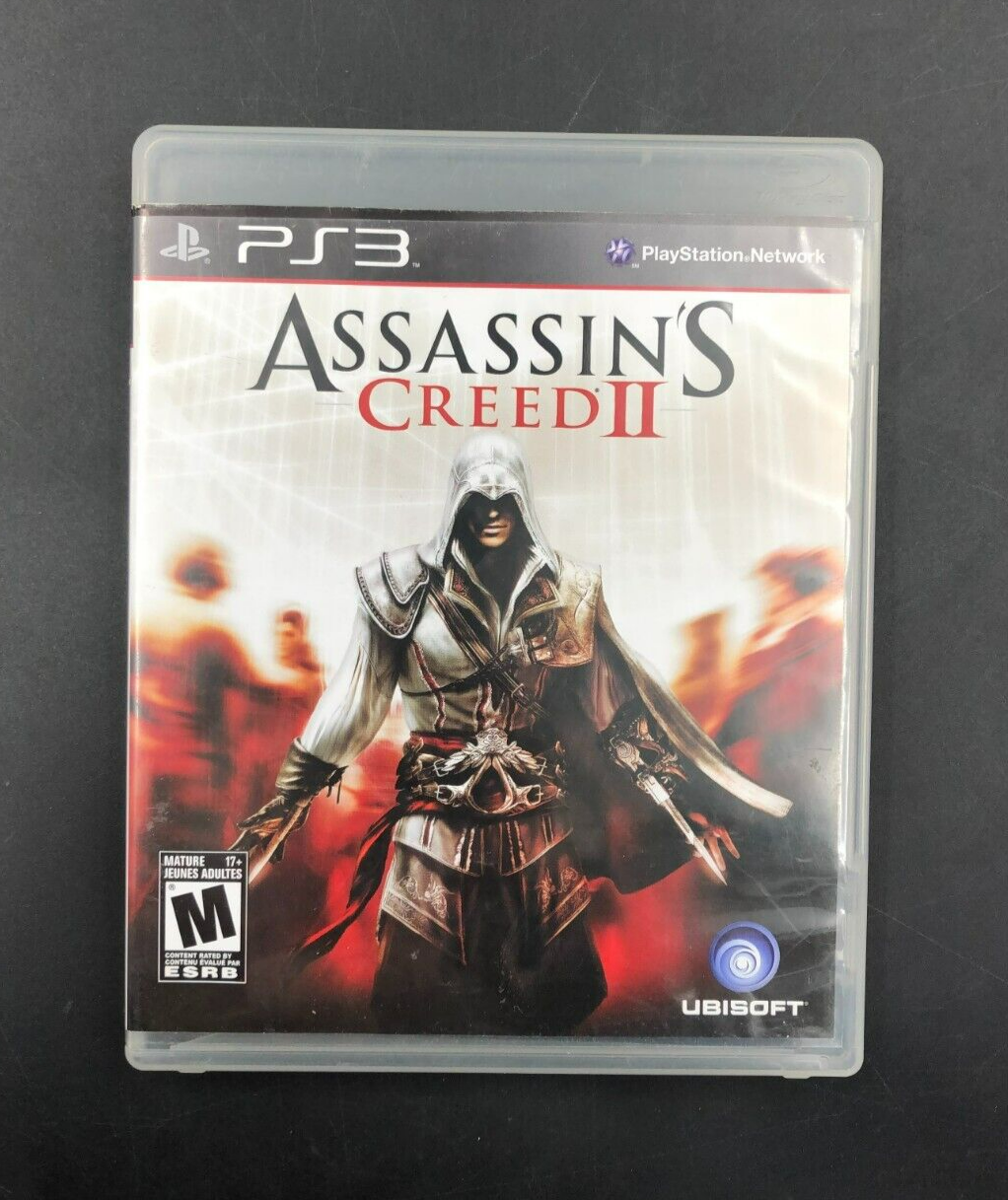 Assassin's Creed II (PlayStation 3, PS3) w/ EN/FR Manuals