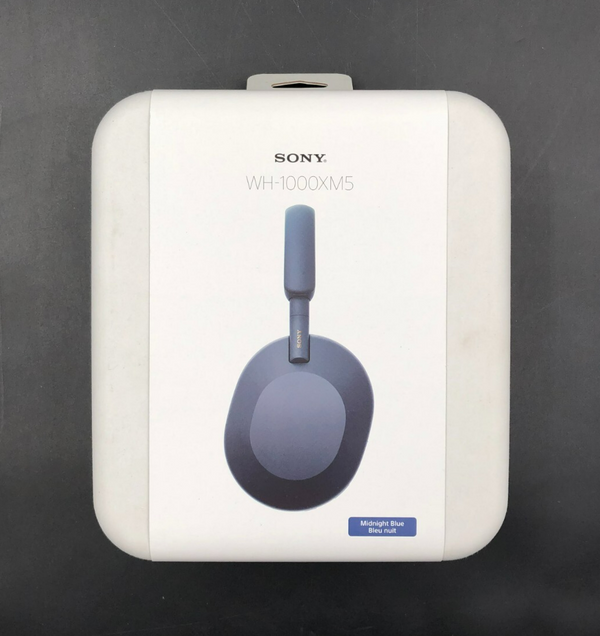 Sony WH-1000XM5 Wireless Noise Cancelling Headphones - Midnight Blue - NEW