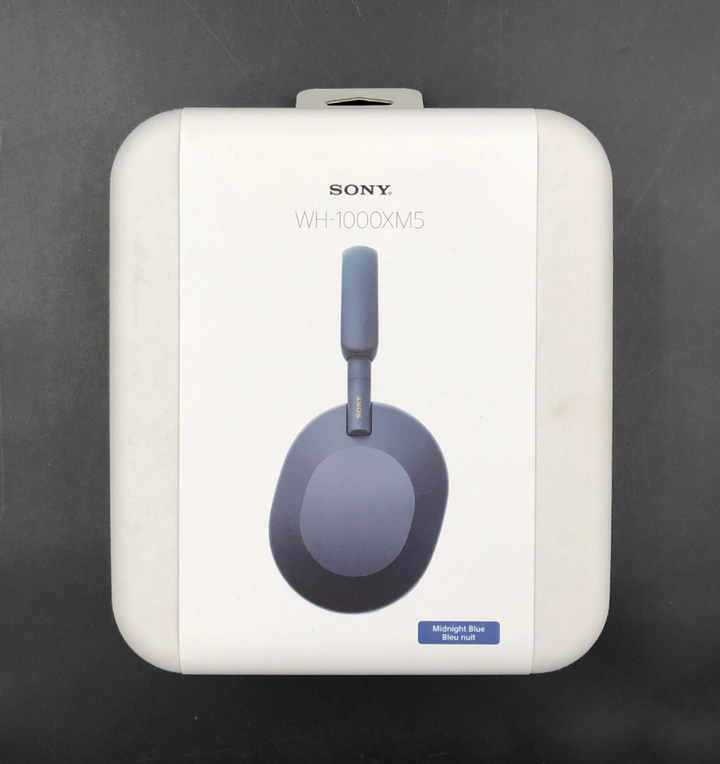 Sony WH-1000XM5 Wireless Noise Cancelling Headphones - Midnight Blue - NEW