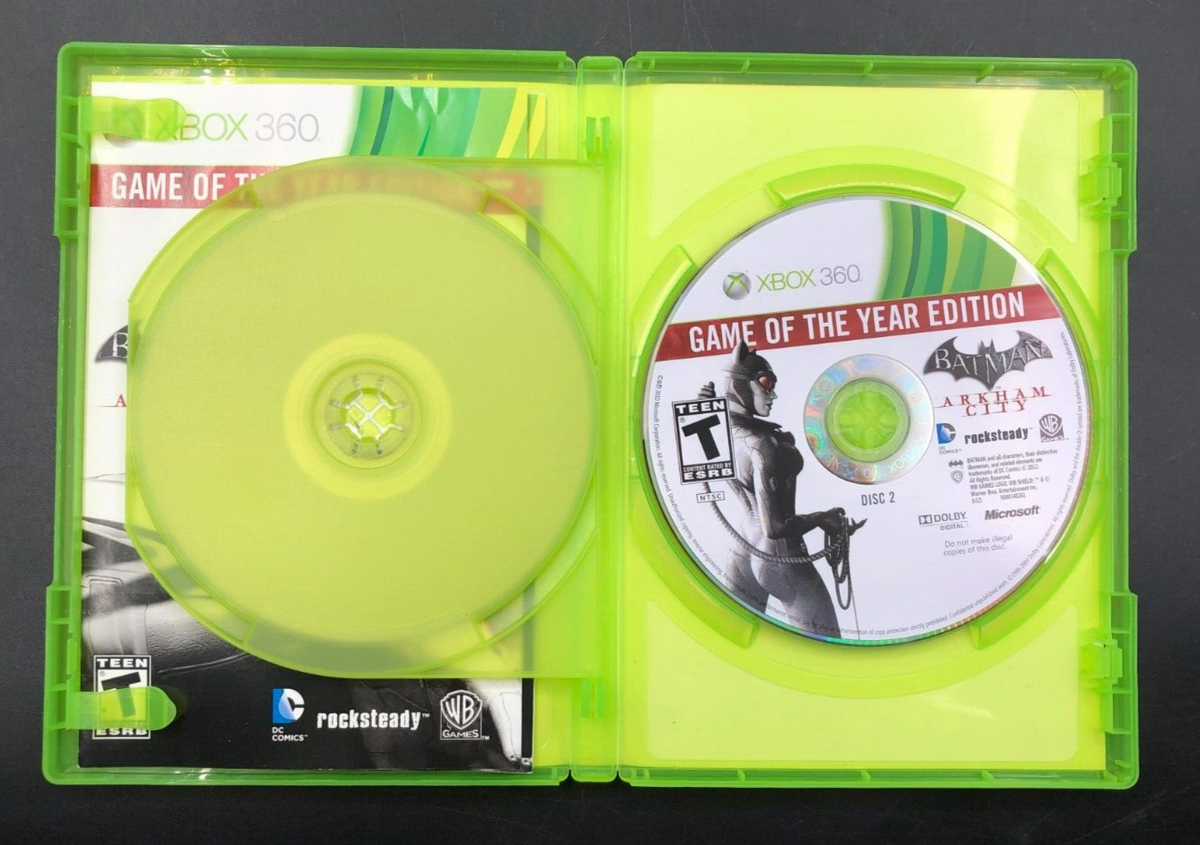 Batman: Arkham City - Game of the Year Edition (XBOX 360) w/ Manual