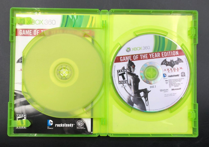 Batman: Arkham City - Game of the Year Edition (XBOX 360) w/ Manual
