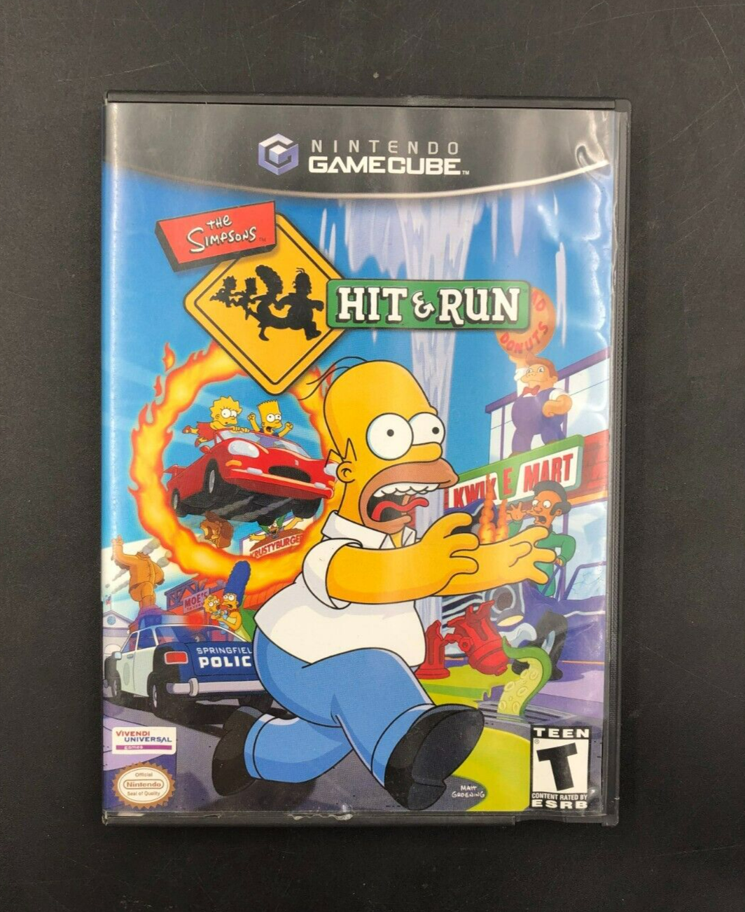 The Simpsons: Hit & Run (Nintendo GameCube) w/ Manual + Insert
