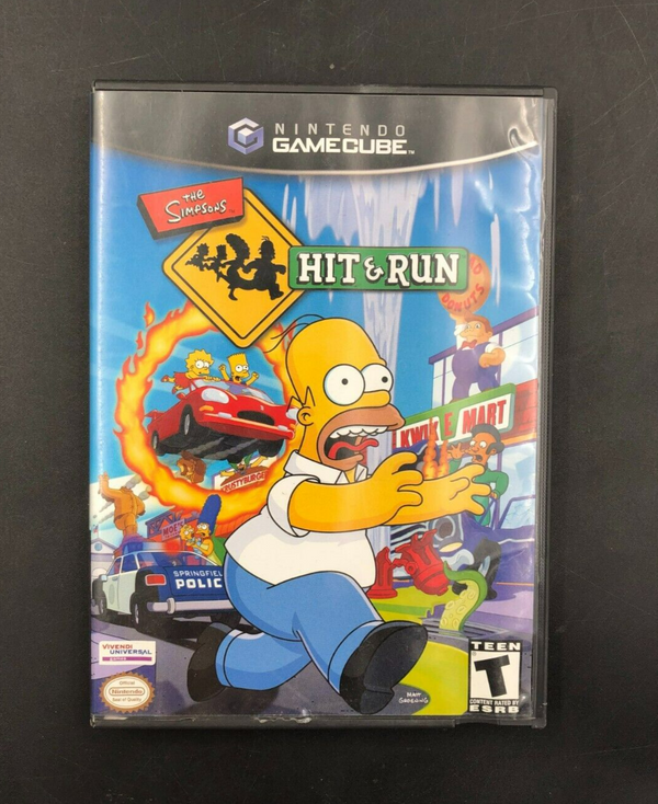 The Simpsons: Hit & Run (Nintendo GameCube) w/ Manual + Insert