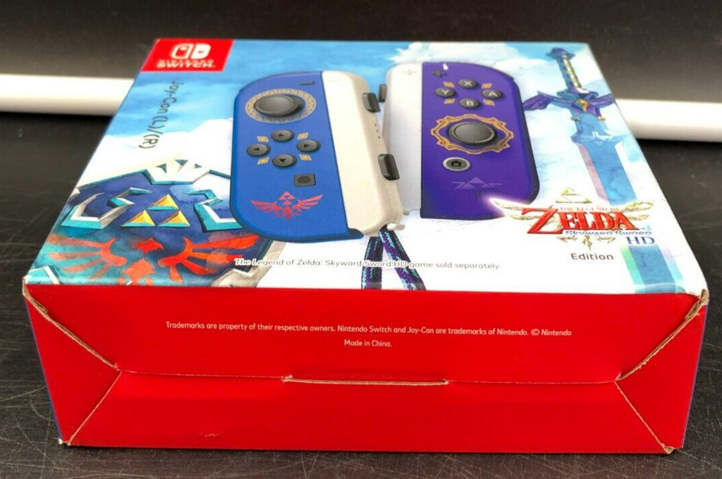 NINTENDO SWITCH Joy-Con The Legend Of Zelda Skyward Sword Ed. *OPEN BOX, NEW*