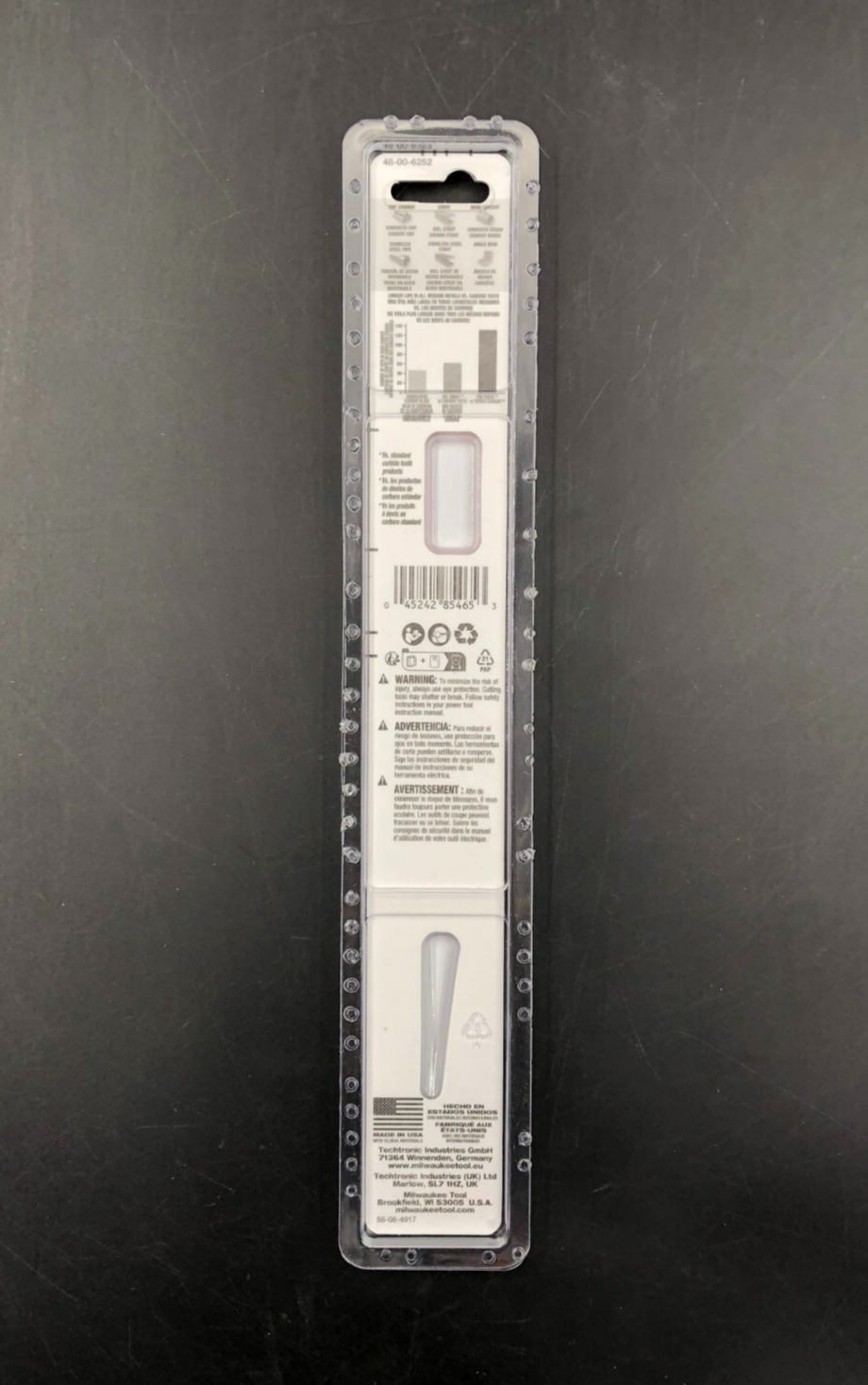 Milwaukee 48-00-6252 Sawzall Medium Metal Nitrus Carbide 9In 10TPI Saw Blade NEW