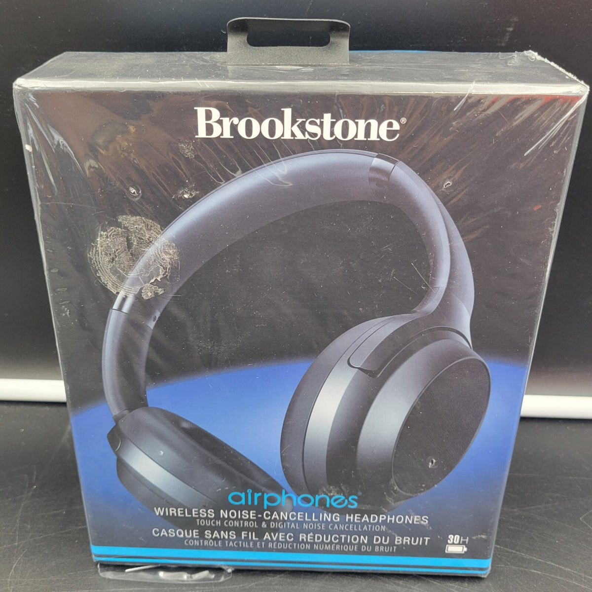 BROOKSTONE Airphones: Wireless Noise Cancelling Headphones  BKH928 *NEW, SEALED*