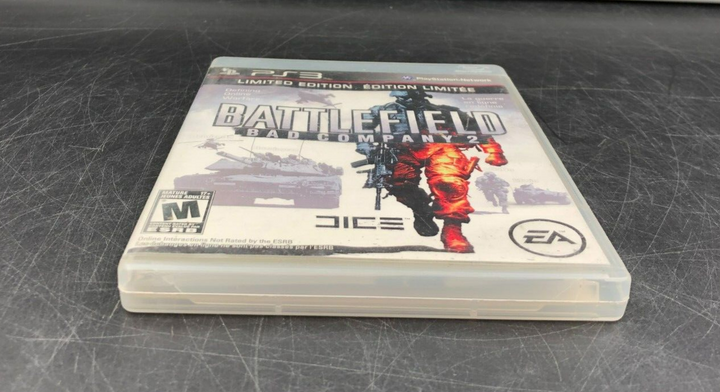 Battlefield: Bad Company 2 - Limited Edition (PlayStation 3, PS3) w/ Manual + Ad