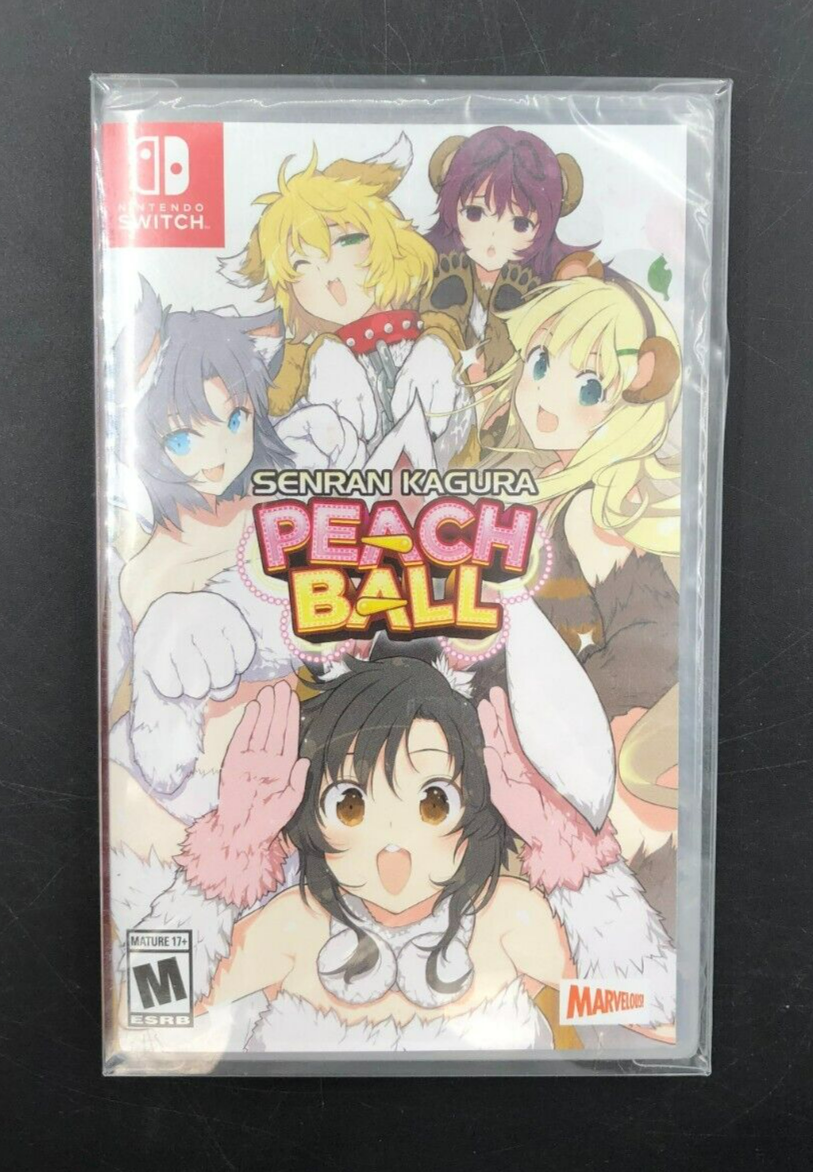 Senran Kagura Peach Ball (Nintendo Switch) w/ Case - NEW SEALED