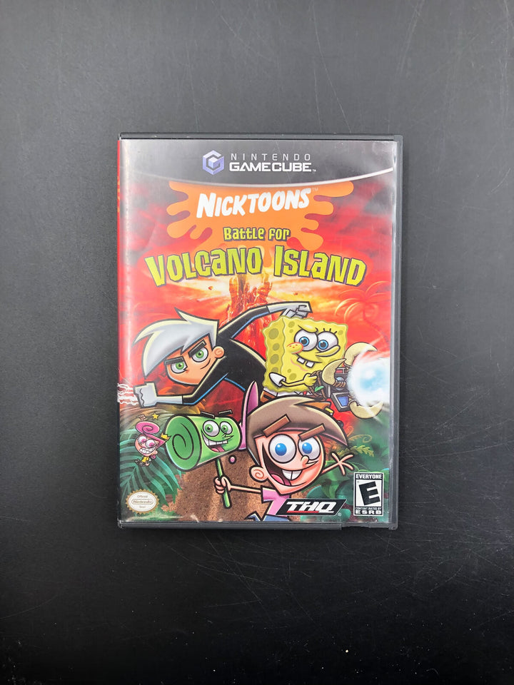 Nicktoons: Battle for Volcano Island (Nintendo GameCube With Manual (2006)