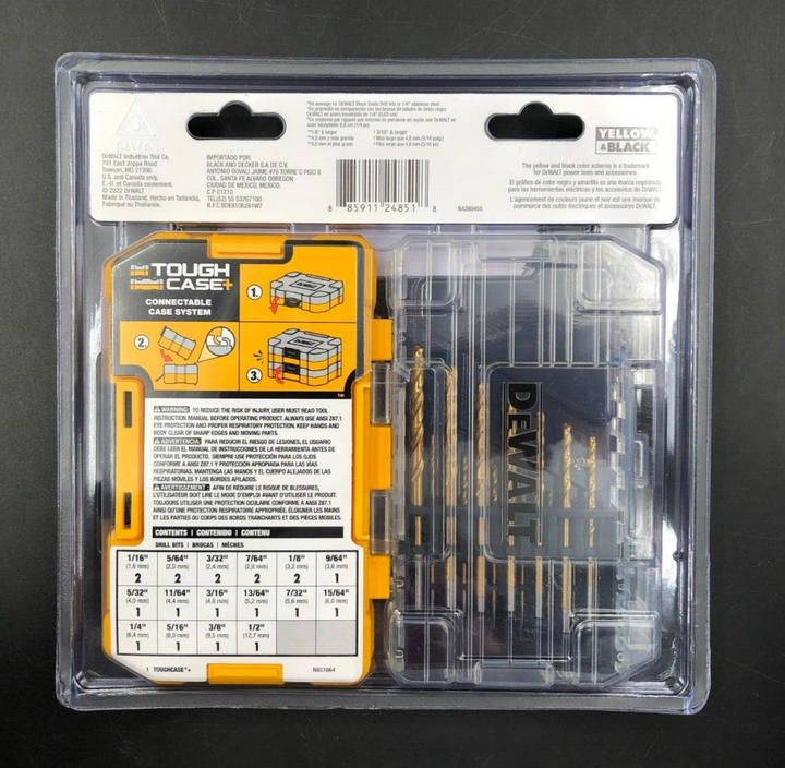 DeWalt (DW1342) 21 pc. Titanium Nitride Coated Drill Bit Set - BRAND NEW~~