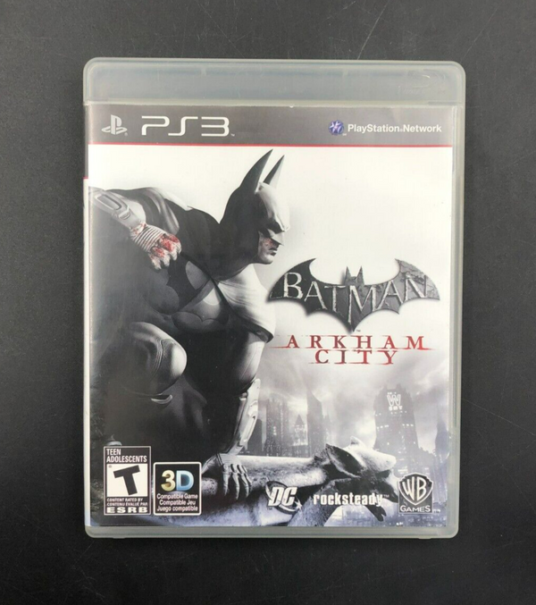 Batman: Arkham City (PlayStation 3, PS3) Complete w/ EN/FR Manuals + Inserts
