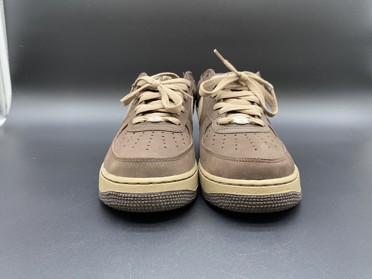 2005 *no insole* Nike Air Force 1 Mocha Chocolate Size 10 OG 309096-221