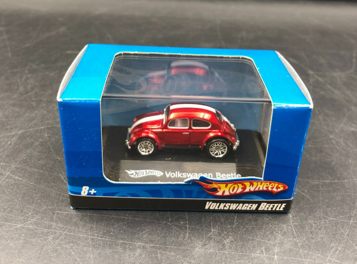 2007 Hot Wheels 1:87 Scale Volkswagen Beetle Red Diecast Car - NEW