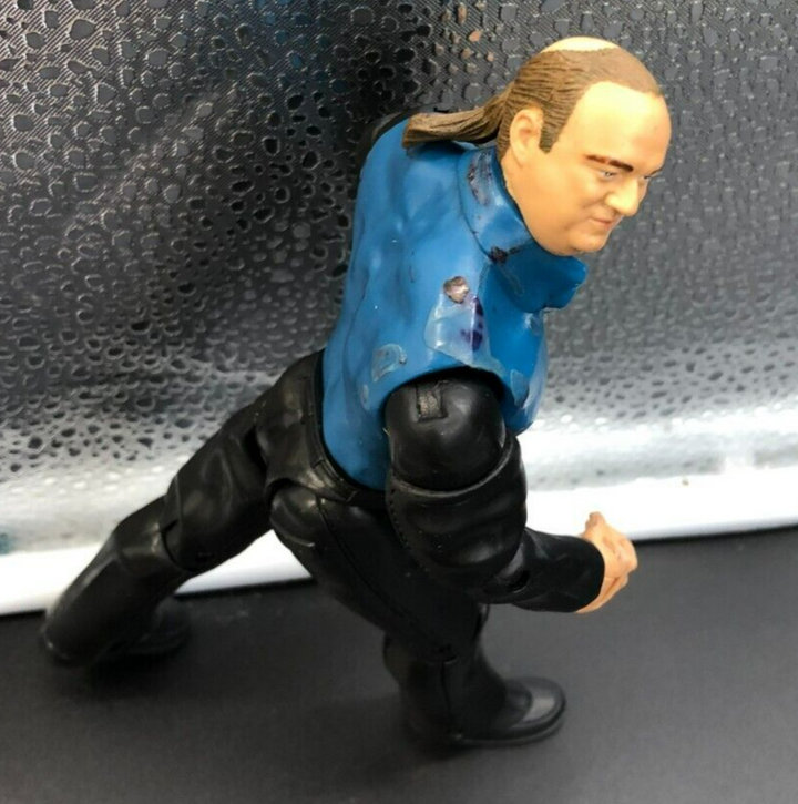 *AS-IS* 2004 JAKKS Pacific WWE Paul Heyman Wrestling Figure *USED, SEE PICS*