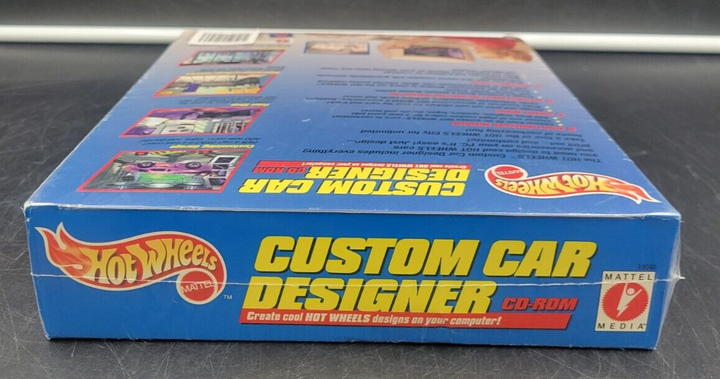 1997 Mattel HOT WHEELS Custom Car Designer CD-ROM *NEW, SEALED*
