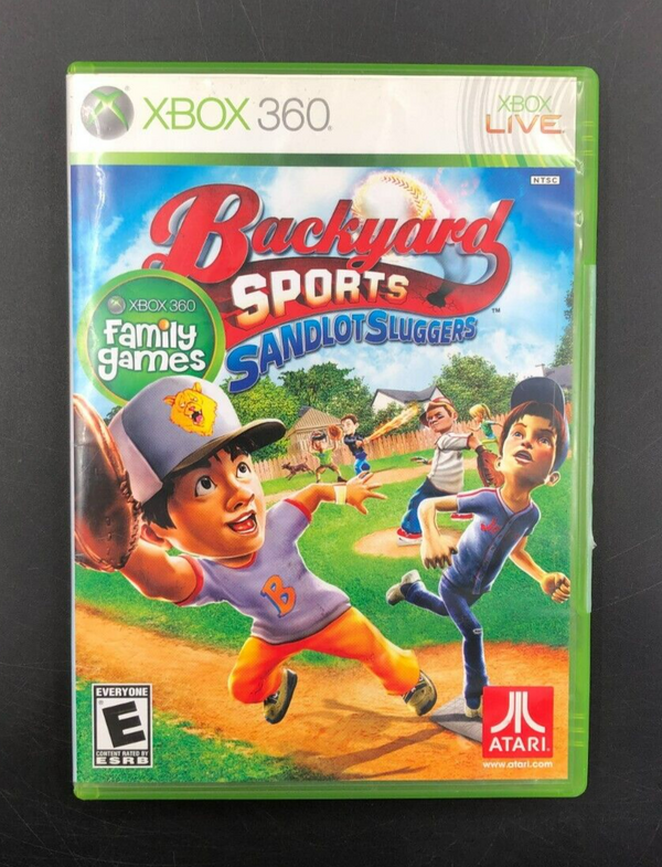 Backyard Sports: Sandlot Sluggers (XBOX 360) w/ Manual