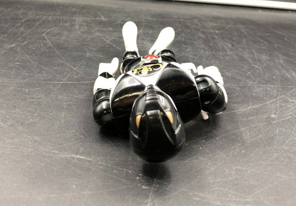 1993 Bandai Mighty Morphin Power Rangers - 8" Black Ranger Action Figure w/ Gun
