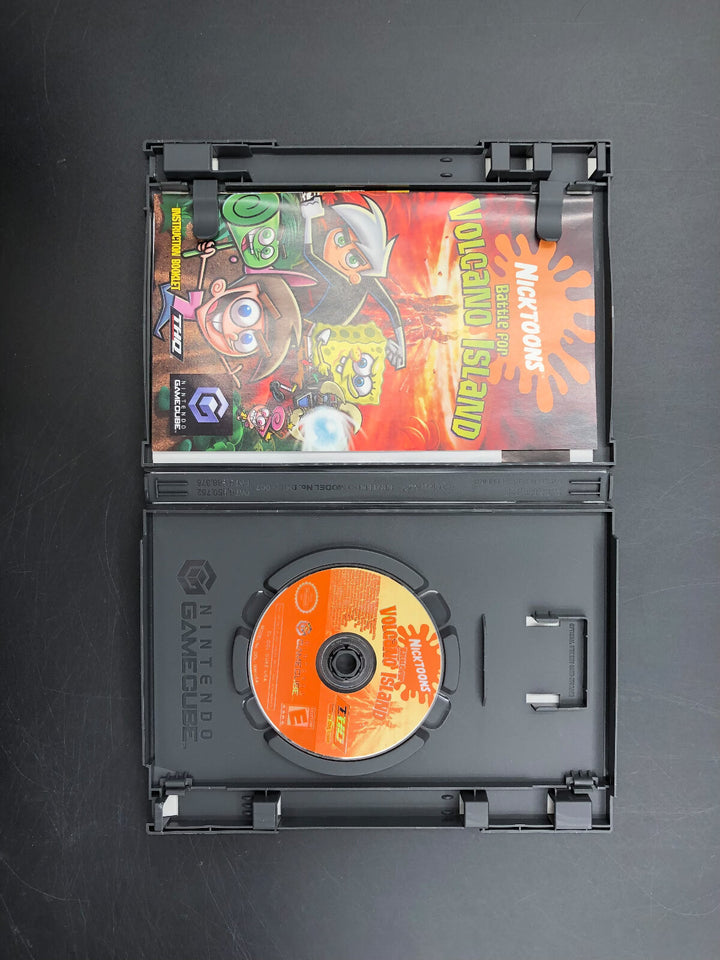 Nicktoons: Battle for Volcano Island (Nintendo GameCube With Manual (2006)