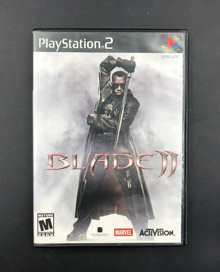 Blade II (Sony PlayStation 2, PS2) in Case w/ Manual