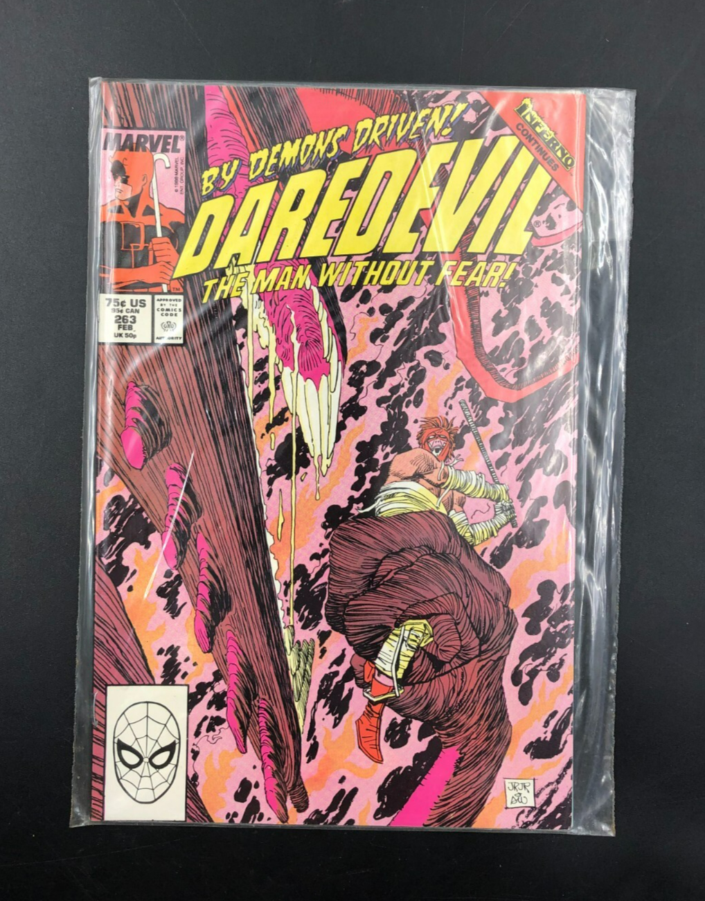 Daredevil: The Man Without Fear! Issue #263 (Marvel Comics) Comic Book Bagged