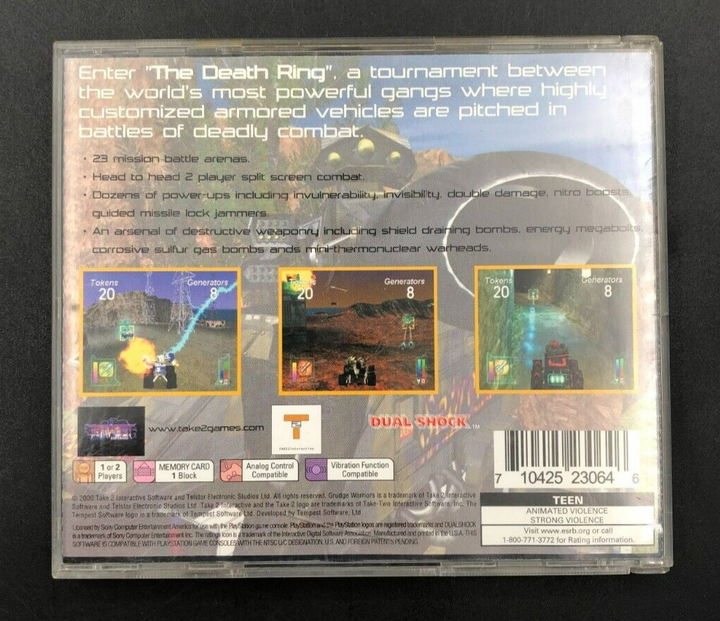 Grudge Warriors Sony Playstation 1